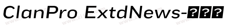 ClanPro ExtdNews字体转换 ClanPro ExtdNews字体转换
